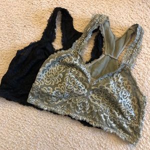 Two Torrid Lace Racerback Bralette